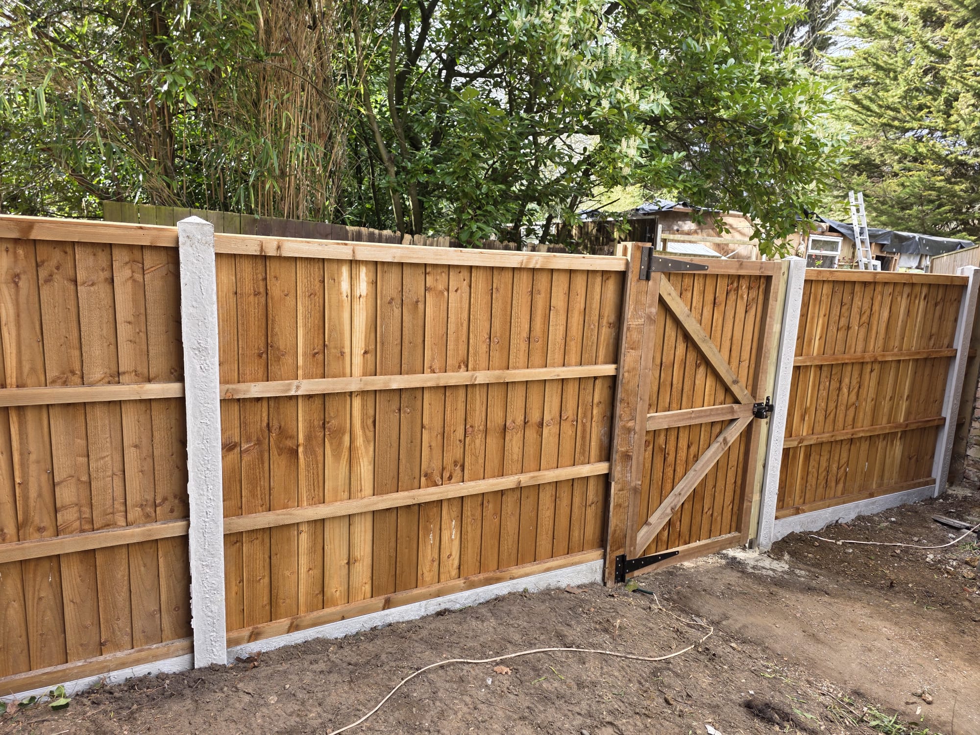 Fencing and landscaping project 3 completed in South West London